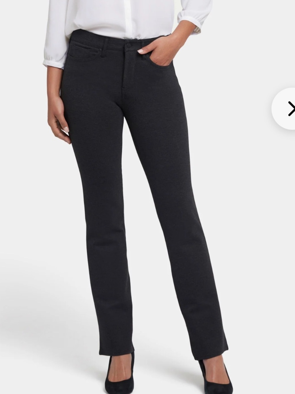 NYDJ Marilyn Straight Pants in Cordovan